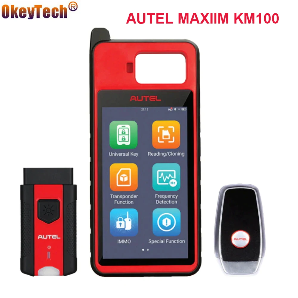 

2022 Newest Autel MaxiIM KM100 Universal Key Generator Kit Free Update Online Lifetime Supporting 8 Key Series And 37 Models