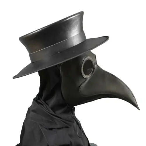 Средневековая маска Чумного доктора с длинным носом и птичьими клювами Женский