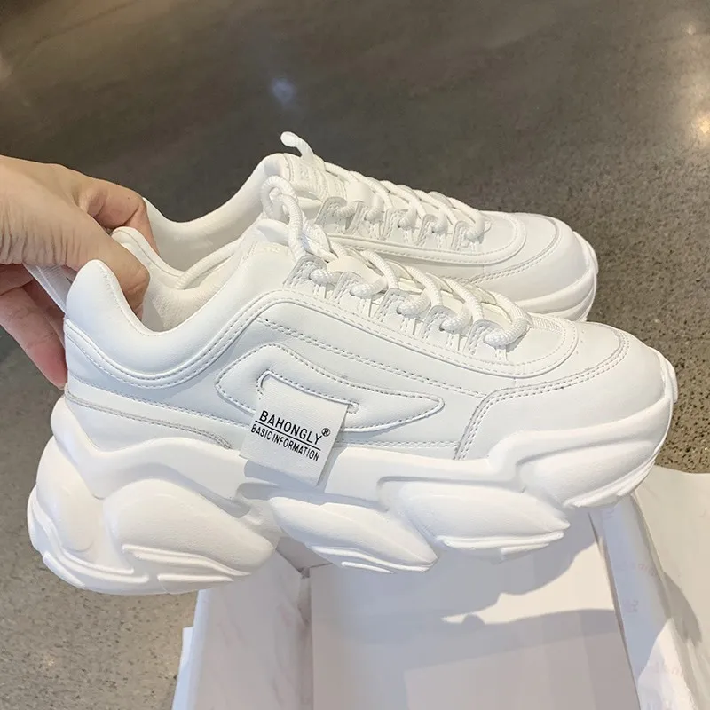 

Ins Old Women's Shoes 2021 Spring and Summer New Student Thick-soled Breathable Sports Shoes Women's Casual Trendy Shoes Women