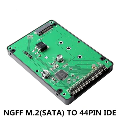 Адаптер M2 IDE 44 Pin M.2 NGFF SATA SSD на 2,5 IDE SATA SSD конвертер SATA адаптер карты конвертер B + M ключ