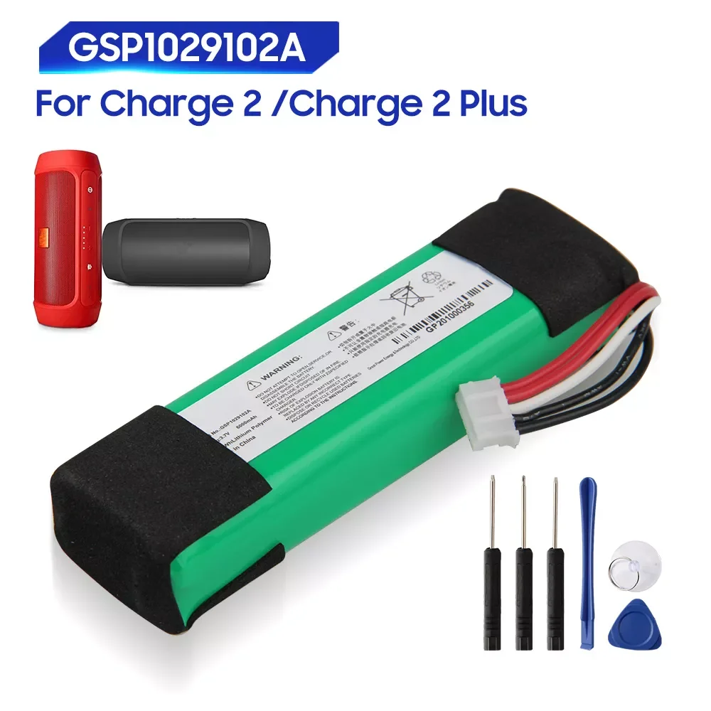 

NEW2023 Original Replacement Battery For JBL Charge 2 Plus Charge2+ Charge2 Plus GSP1029102A Genuine Battery 6000mAh