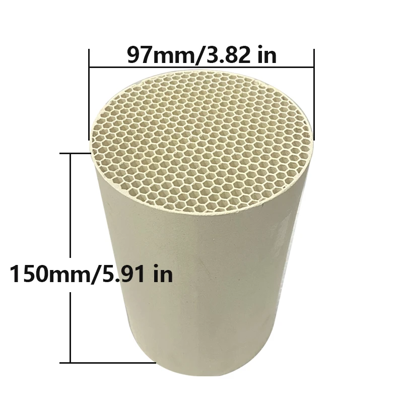 

Керамический сердечник теплообменника, 1 шт., 97*150 мм, сотовый сердечник, керамический сердечник для хранения тепла, теплообменники