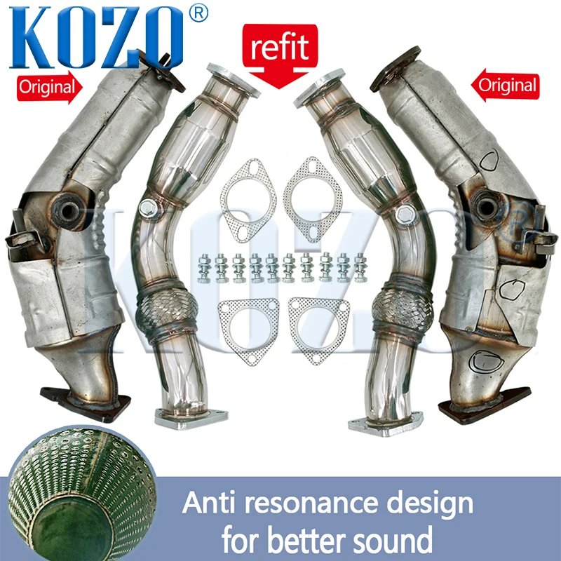 

Exhaust downpipe Front pipe For Nissan 350Z Z33 G35 02-06 vq35de 2003-2006 350