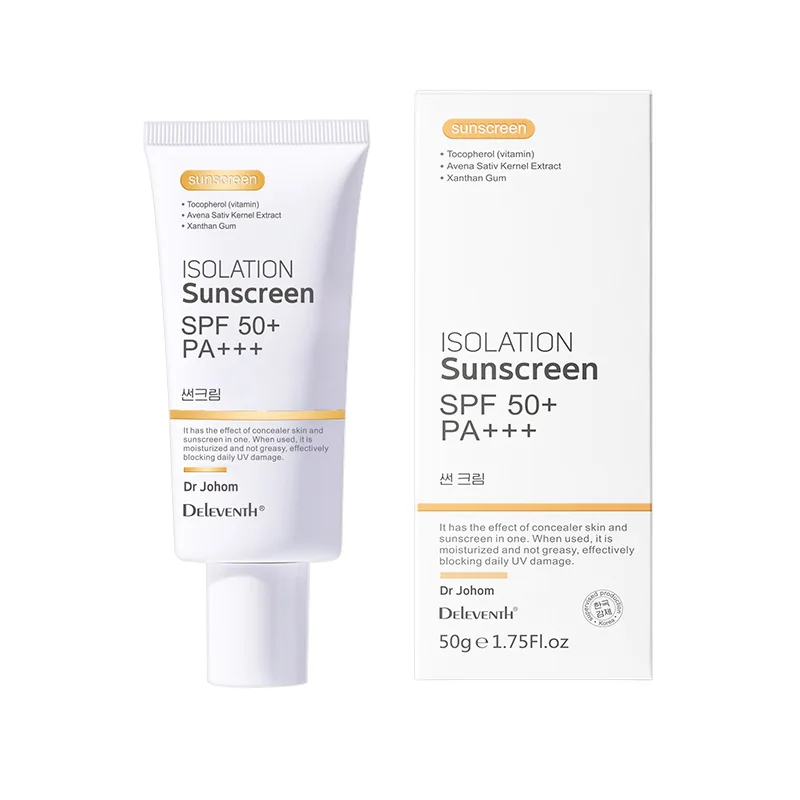 

SPF50 PA+++ Whitening Sunscreen Thin Waterproof Lightweight High Sunfast Moisturizing Soothing Sensitive Sunscreen Mild 50g