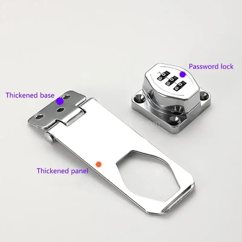 3-значный кодовый замок с засовом для шкафа кодом небольших дверей почтовых