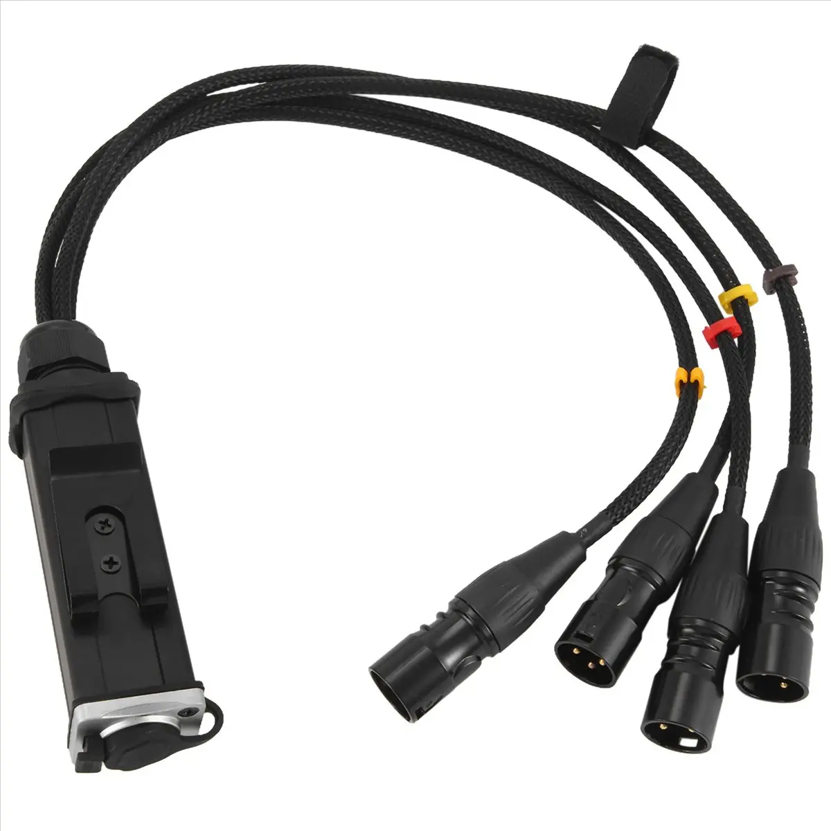 Фото [Акция] Кабель RJ45 CAT5 экранированный, с 4-канальными 3-контактными разъемами XLR (папа), многоканальный сетевой приемный кабе №1