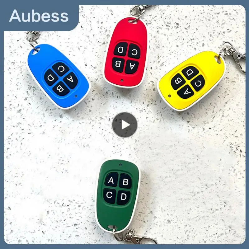 

1~8PCS Garage Door Remote Control 433MHz 4 Keys Copy Universal Remote Control Cloning electric gate Remote Controller Duplicator