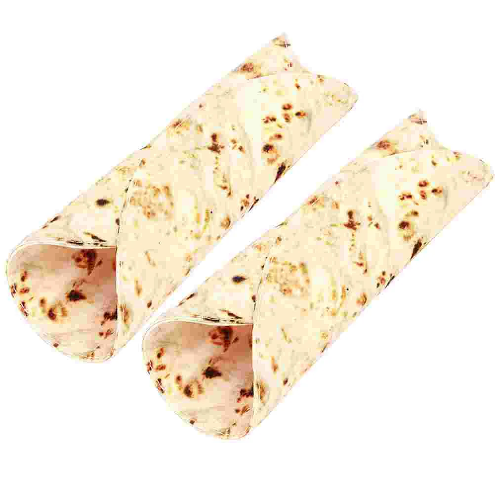 

2Pcs Wrap Bag Tortilla Roll Bag Funny Roll Case Holder Kids Roll Up Case