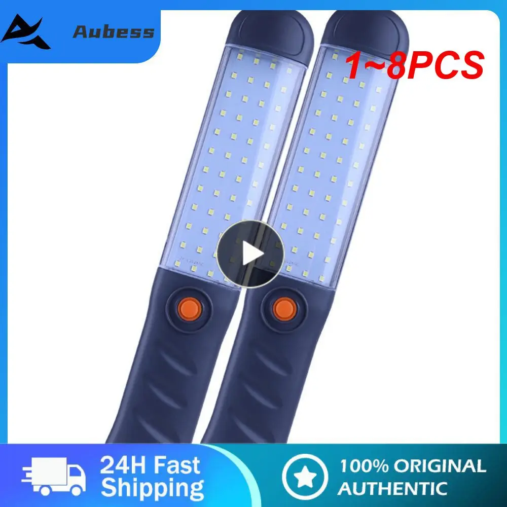 

1~8PCS Light Working Lamp Multi Function Wireless Emergency Light USB Rechargeable