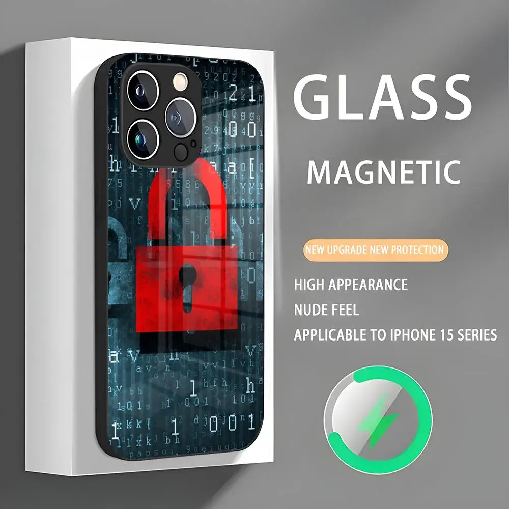 Чехол для телефона с брандмауэром Network Security Iphone 16 Pro Max Case 15 14 13 12 11 X XR XS XSMAX 8 Plus Mini Glass