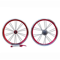 litepro 16 inch folding bike outer 5 speed wheel set eieio 4 bearing 305 star awn wheelset bicycle parts