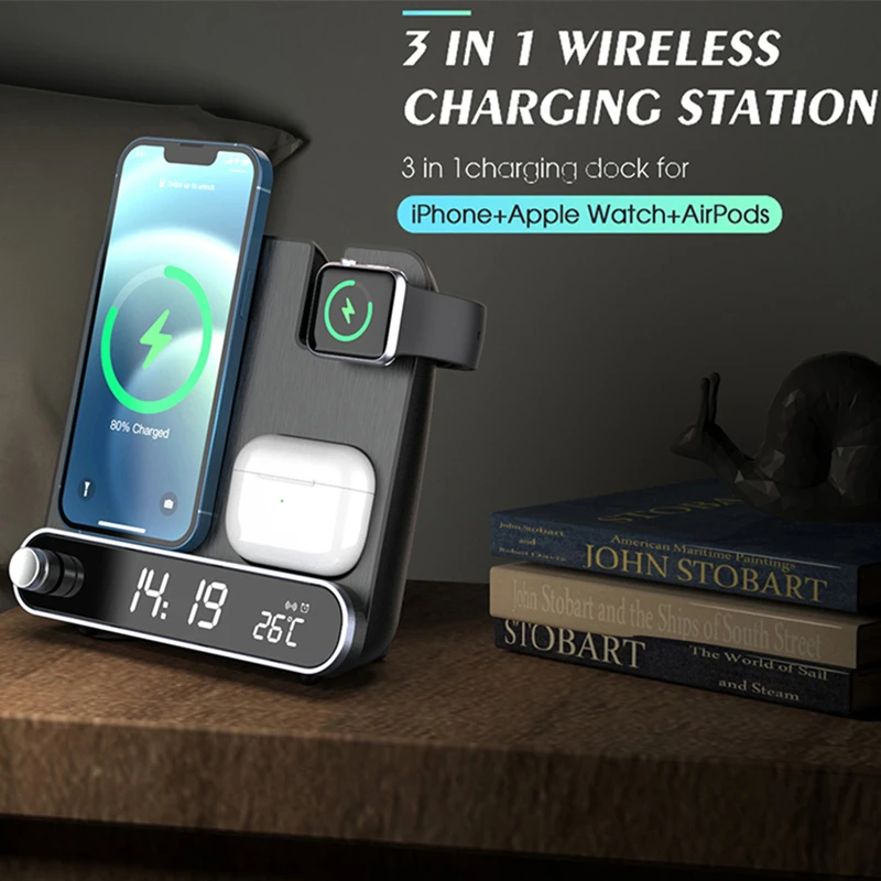 Kup Bezprzewodowa ładowarka 3 W 1 Stojak Na IPhone 13 12 11 Pro Max Mini IWatch 7 AirPods Qi Szybkie ładowanie Stacji Dokującej Bezprzewodowe ładowarki Kup Bezprzewodowa ładowarka 3 W 1 Stojak Na IPhone 13 12 11 Pro Max Mini IWatch 7 AirPods Qi Szybkie ładowanie Stacji Dokującej Bezprzewodowe ładowarki