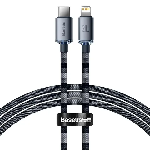Baseus PD 20 Вт USB-кабель типа C для iPhone 14 13 12 Pro Max Шнур для быстрой зарядки Зарядное устройство для iPhone 11 Xs X iPad Кабель для передачи данных 2 м