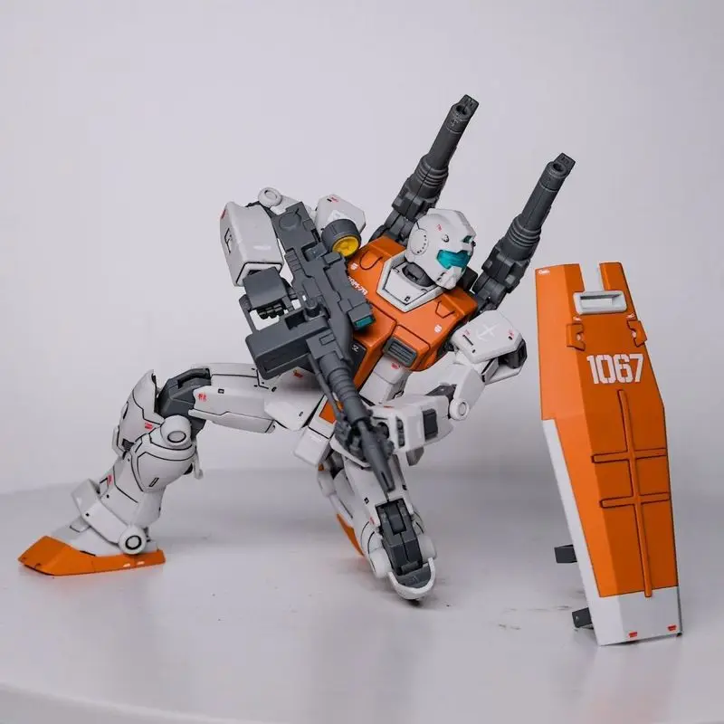 GTO Марокко GM RGM-79 HG 1/144 ремонт двойная пушка продвинутая версия сборка модели