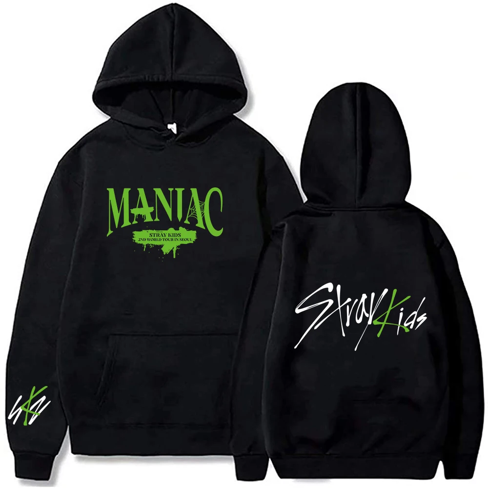 

Детский пуловер с длинным рукавом Kpop Stray Kids 2Nd World Tour Maniac