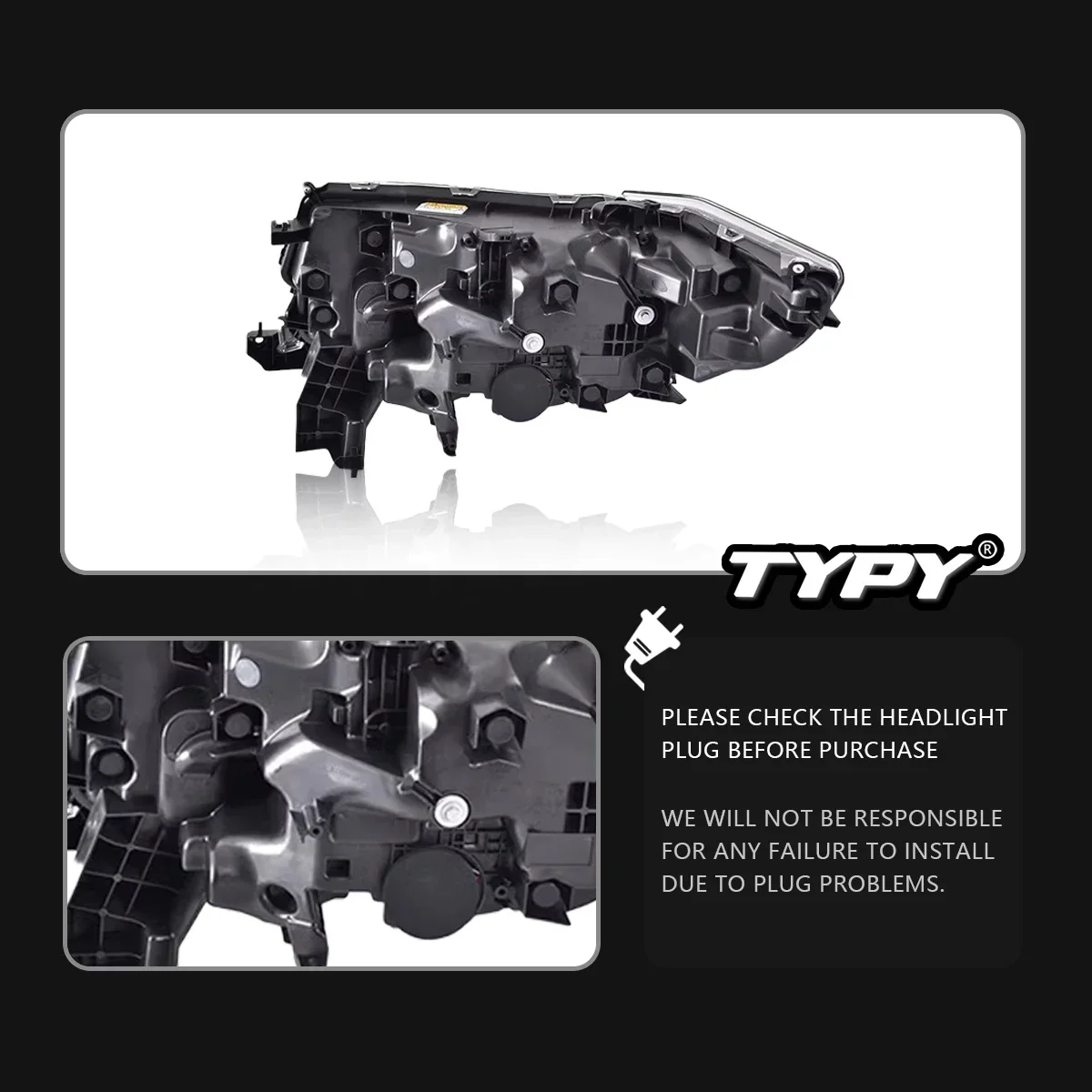 Новая искусственная Модифицированная Налобная лампа для Toyota Alphard 3 светодиодный