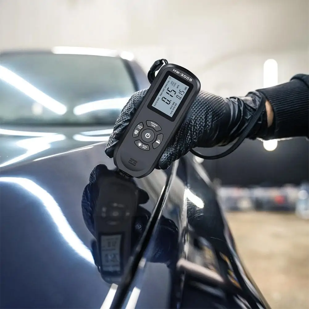 

Цифровой измеритель толщины покрытия автомобиля, 1 микрон/0-2000 мкм, A7W1