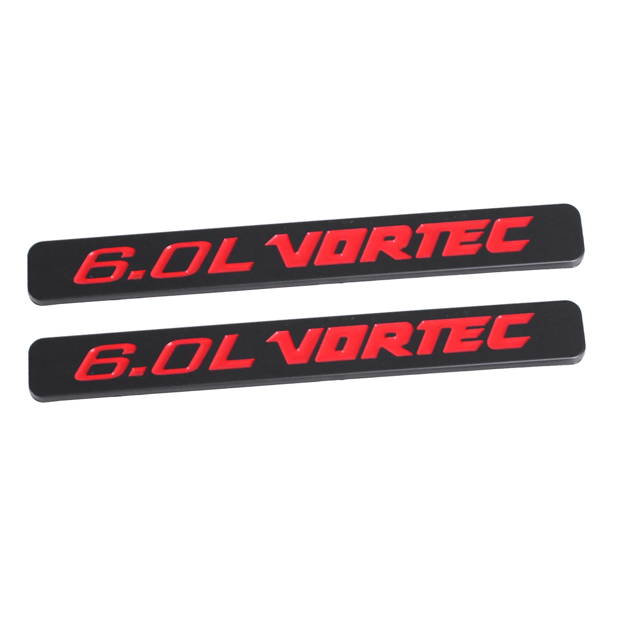 2pcs 6.0L Vortec Hood Max Engine Car Fender Door Emblem Badges Decal Sticker