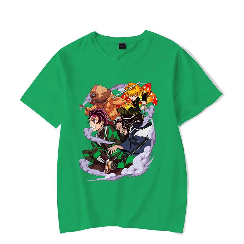 Горячая Распродажа аниме Kamado Tanjirou Nezuko Agatsuma Zenitsu Hashibira InosukeT рубашки женские