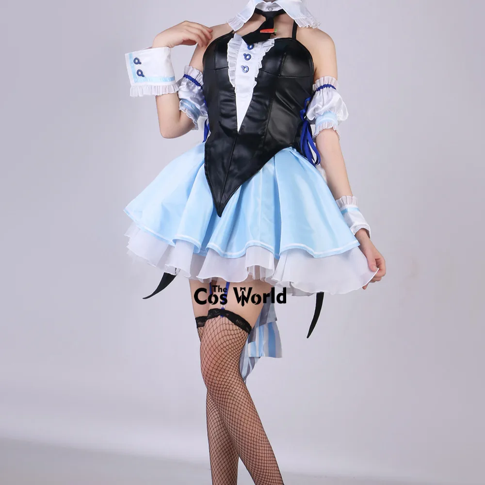 Виртуальный YouTuber Vtuber Hololive Usada Pekora униформа для девочек наряды костюмы косплея в