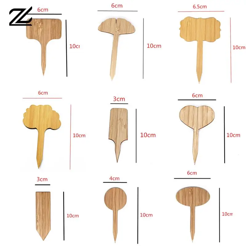 

10PCS Bamboo Plant Labels Wooden Plant Sign Tags Garden Markers For Potted Tool Garden Labels Plant Classification Sign Tag