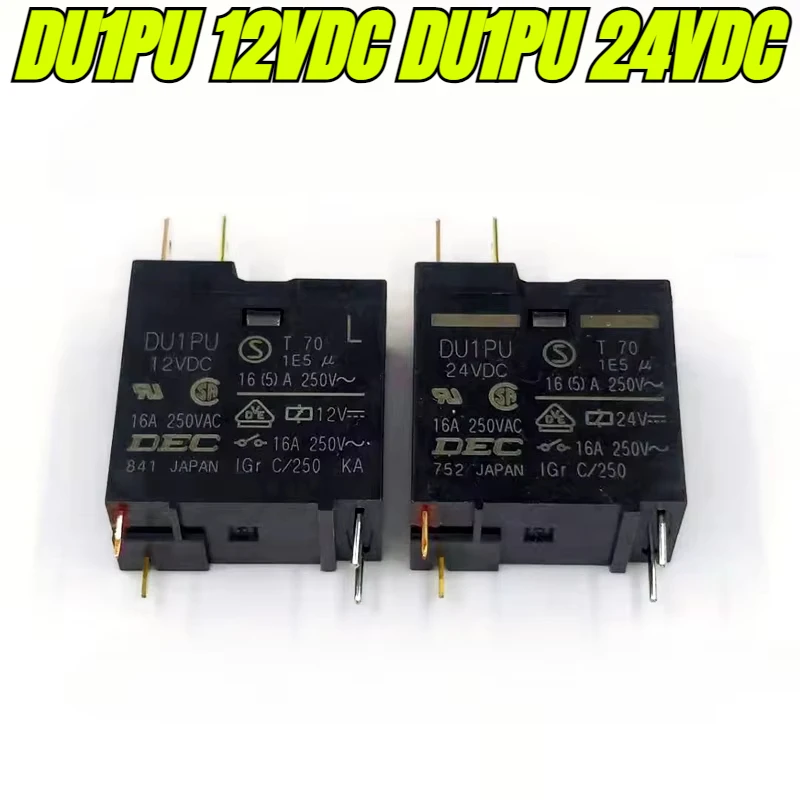 

(Совершенно новый оригинал) 1 шт./лот 100% оригинальное реле: DU1PU 12 В постоянного тока DU1PU 24 В постоянного тока 4 контакта 16 А