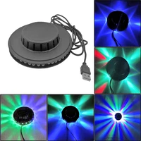 5w usb rgb sound activated rotating disco light led ball party stage strobe lamp ktv bar show color beam music lamp lighting