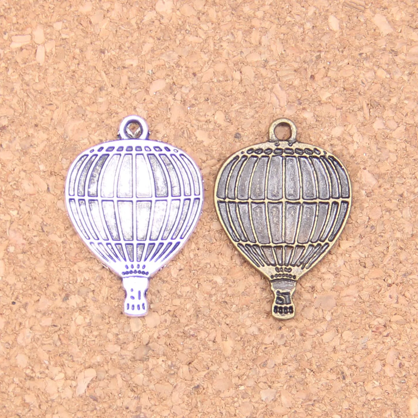 

76pcs Charms hot air balloon 24x16mm Antique Pendants,Vintage Tibetan Silver Jewelry,DIY for bracelet necklace