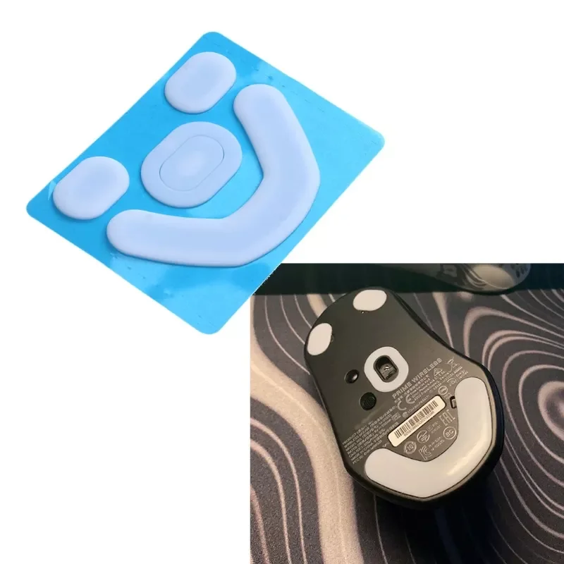 

ICE Version Tiger Gaming Mouse Feet Mouse Skates Pad Rounded Glides Curved Edges for steelseries- Prime Wireless Mouse