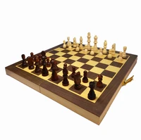 professional large wooden board chess game 702