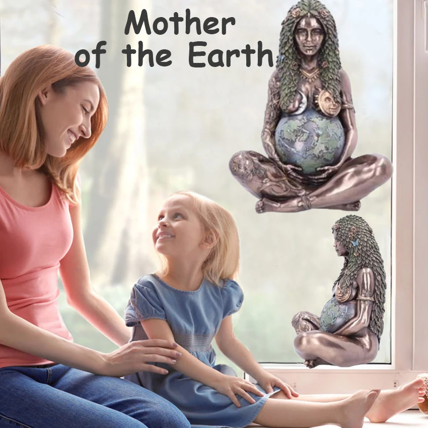 

Mother Earth Goddess Art Statue Millennial Gaia Statue Mythic Figurine Nemesis Mother Gift Figurine Ornaments Home Accessories