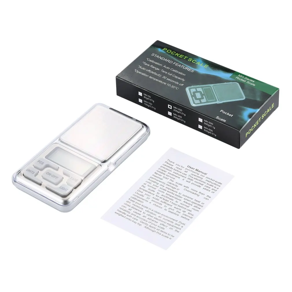 

1pcs DIGITAL SCALE Balance JEWELRY 200g x0.01g Pocket Weight Factory Prices New Drop ship