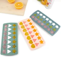silicone ice mold reusable ice cubes diy tools heart star triangle shape creative food grade ice mold bar kitchen gadgets