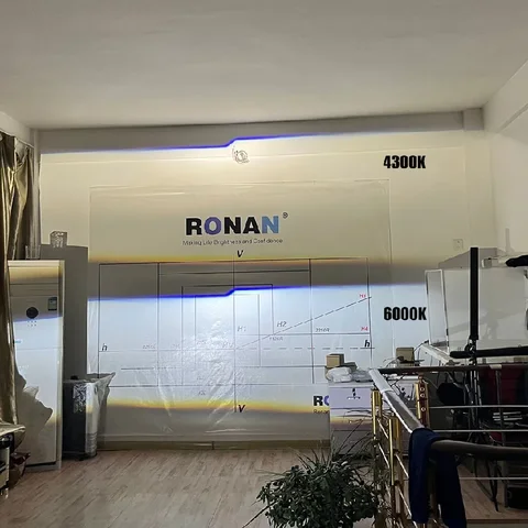 Ronan 40 Вт светодиодные фары H1 H4 H7 9005/9006 с белым и желтым светом — фото товара