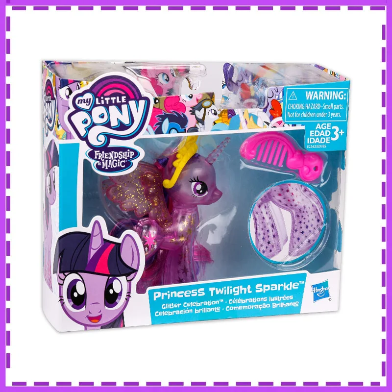 Hasbro аниме Мой маленький пони принцесса Сумерки блестящие принцессы Луна подарки