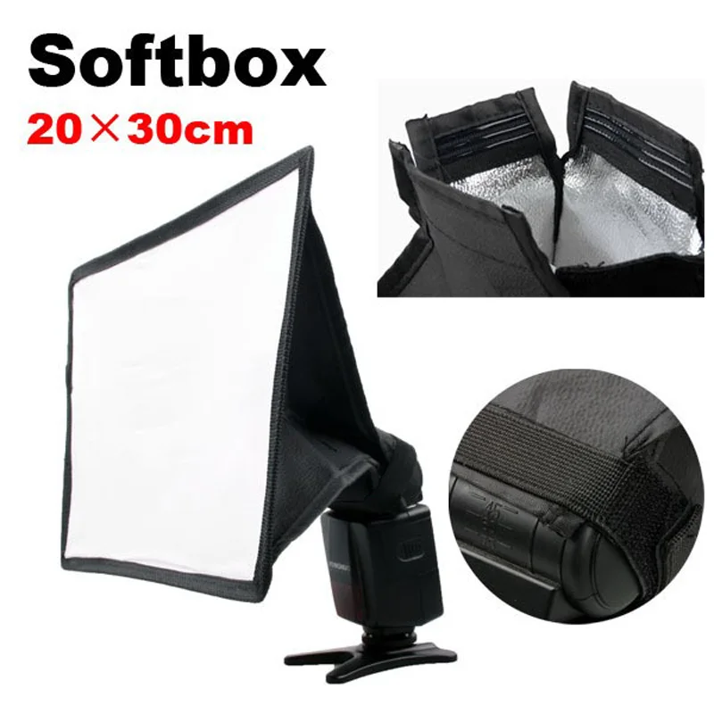 

Софтбокс для вспышки с диффузором 20x30 для 580EX/430EX/550EX/540EZ/420EX/380EX Sony Nikon Pentax Olympus
