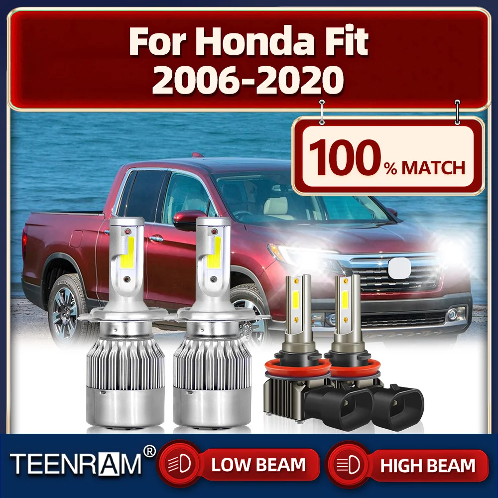 40000LM Светодиодная лампа для фар 12 В 6000 К Белая автомобильная противотуманная фара