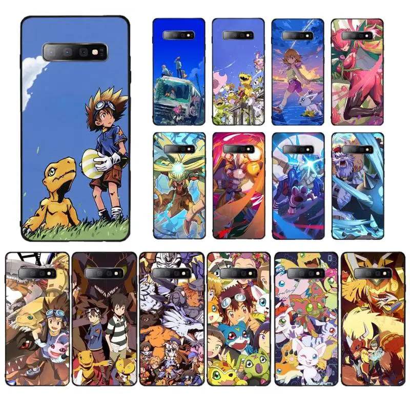 

BANDAI Digimon Phone Case for Samsung S10 21 20 9 8 plus lite S20 UlTRA 7edge