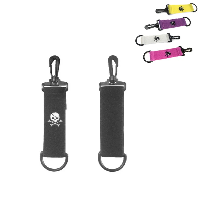 S Hands Cleans Clubs Double-sided Wiping Cloth Skull W Carabiner