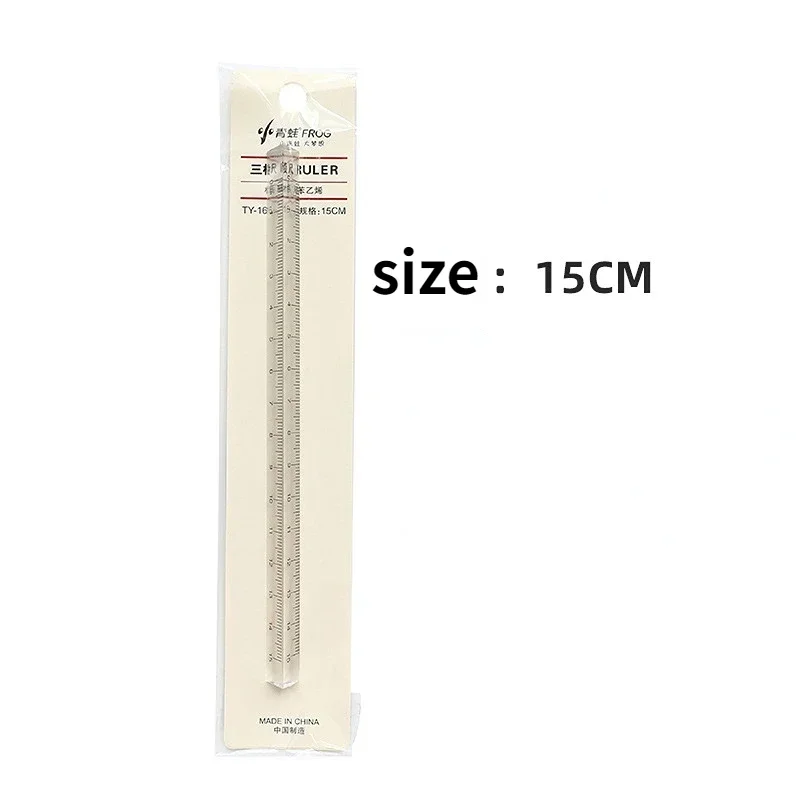 

Прозрачная треугольная линейка MOONBIFFY