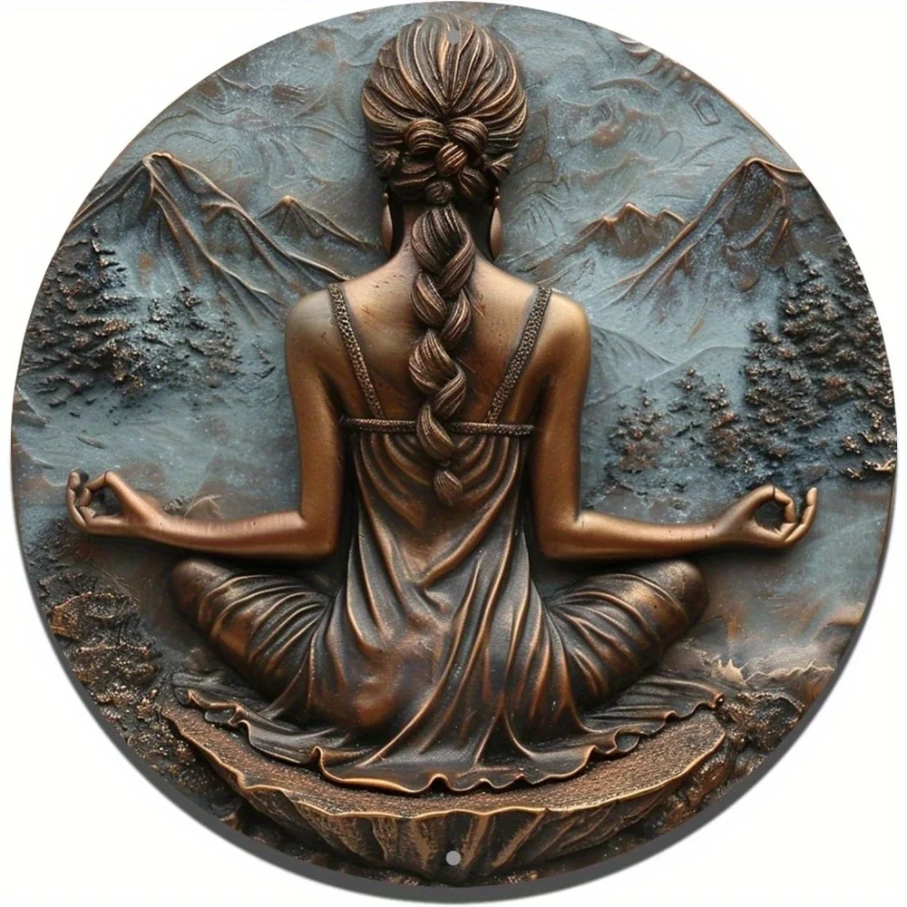 Декоративная табличка из алюминия в форме сердца