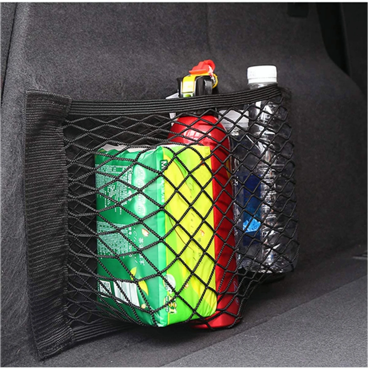 

Car Boot Storage Nets Car Boot Mesh Bag Cark Trunk Storage Net Car Storage Pockets Closure Organizer Luggage Net Holder 2022