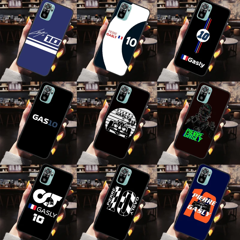 F1 формула 2021 10 Gasly для Xiaomi Redmi Note 9 Pro Note 10 Pro Note 11 Pro 10S 9S Redmi 10 9A 9T 9C, чехол