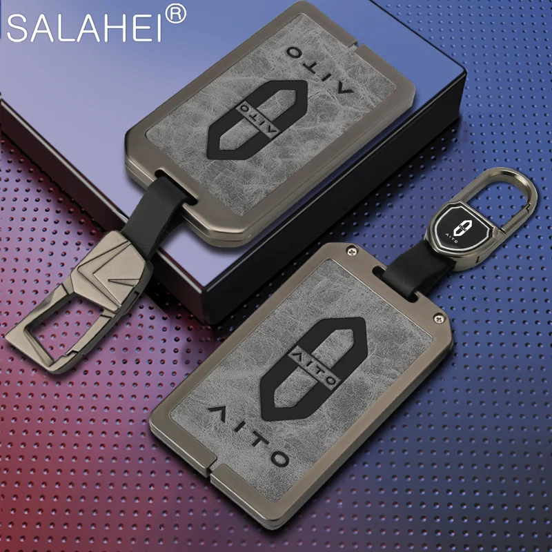 

Car NFC Key Card Cover Case Key Bag Shell Holder Full Protection For Huawei Aito M5 2022 2023 Keychain Auto Interior Accessories