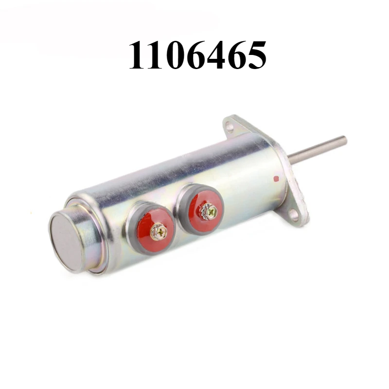 24В 110-6465 1106465 Электромагнитный клапан запорного клапана топлива подходит для