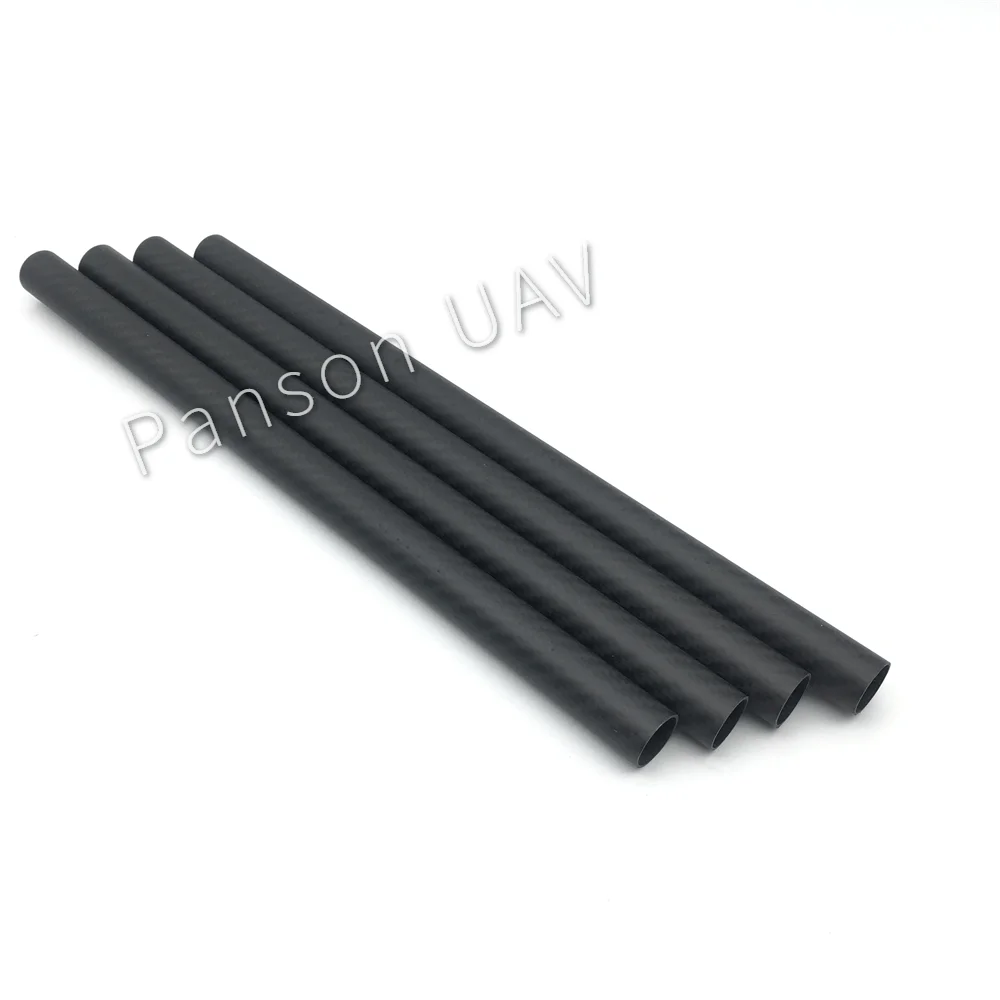 

10pcs 20mm 18mm carbon fiber tube Length 1000mm high composite hardness material 3K Twill matte for agricultural spray drone