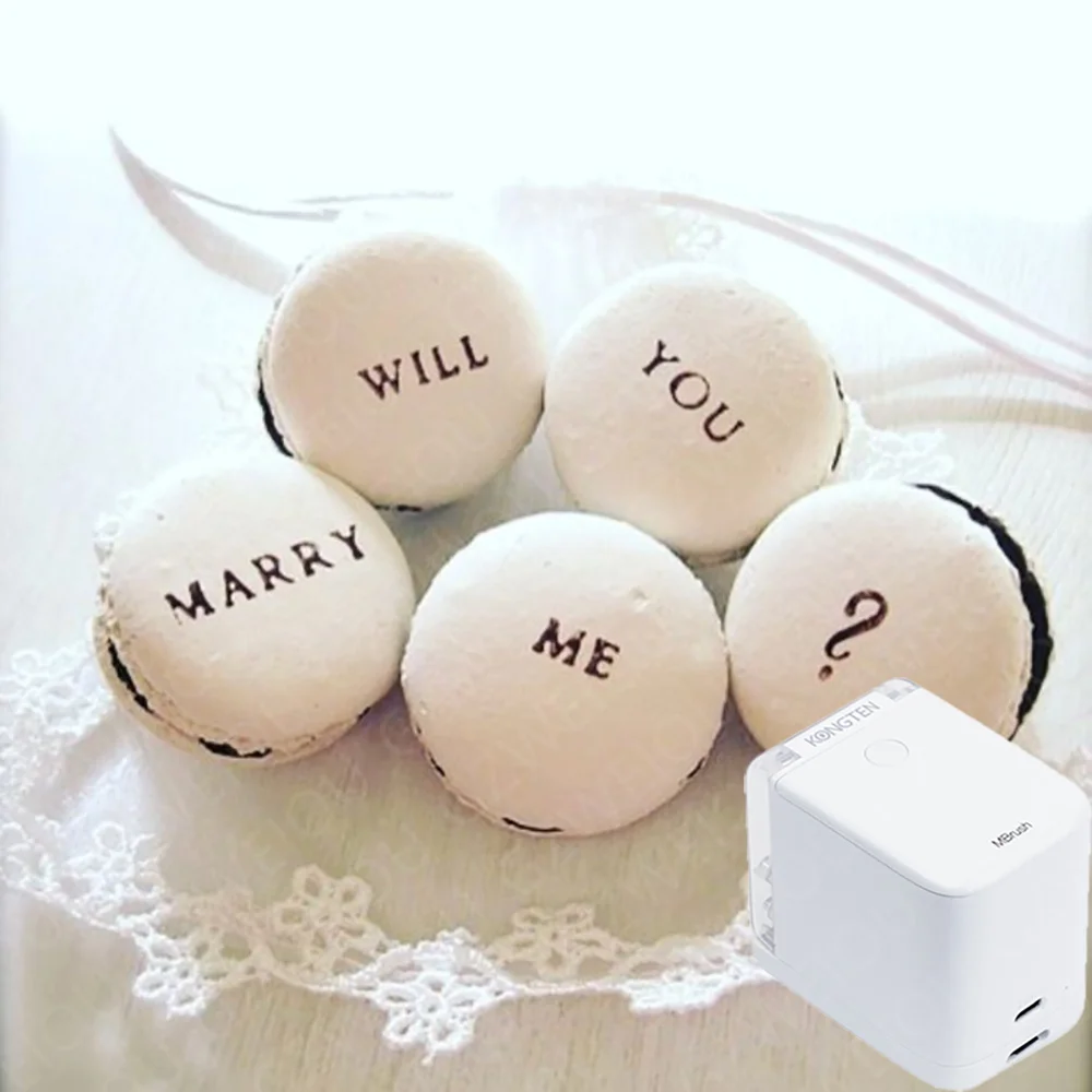 Мини ручной пищевой принтер Mbrush съедобные чернила портативная струйная ручка