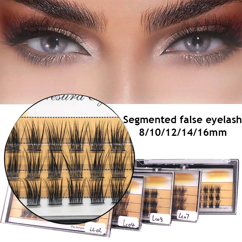 

Individual Eyelash Eyelash Grafting 3D Volume Fans Segmented Natural False Lash Single Cluster Lash Extension DIY Eye Makeup