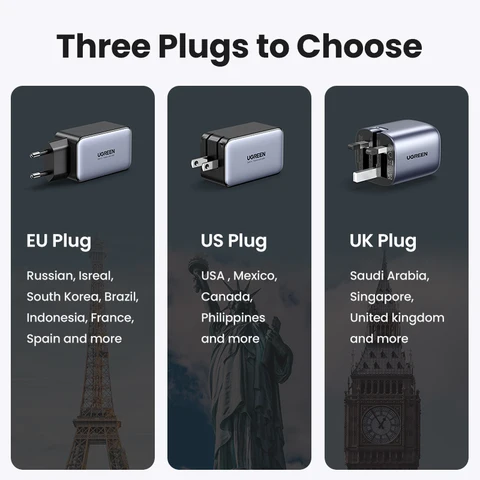 UGREEN 65W GaN зарядное устройство Quick Charge 4,0 3,0 Type C PD USB зарядное устройство для iPhone 12 13 Pro Max быстрое зарядное устройство для ноутбука PD зарядное устройство