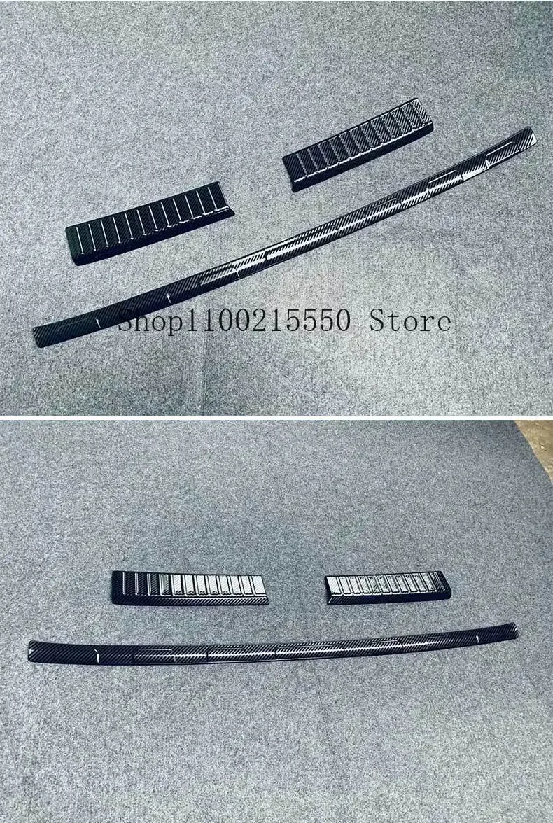 Для Toyota Raize A200/A201 2020 2021 Rvs внешний защитный бампер порог багажника Drempel Plaat Bekleding